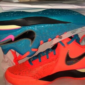 Men’s Nike Zoom LeBron NXXT Gen Blue Orange Basketball